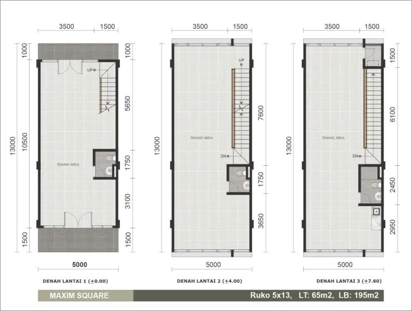 Maxim Square Tipe Regular 5x13 at Paramount Land Gading Serpong